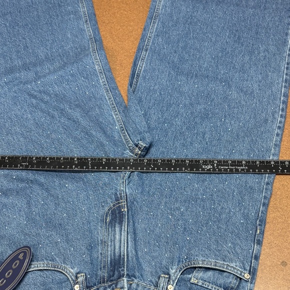 Stylish Blue Wide Leg Jeans for Women - Picture 10 of 16